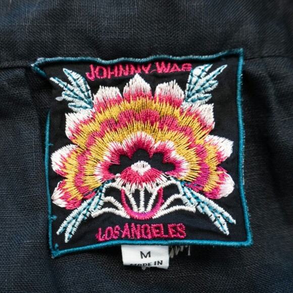 Johnny Was Maris Square Neck Park Blouse Size Medium - Picture 5 of 9